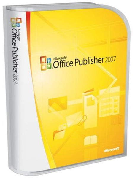 Microsoft Office Publisher 2007 - Version upgrade package - 1 PC - CD - Win - Italian 1user(s) Italian