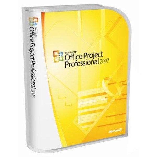 Microsoft Office Project Professional 2007 - Complete package - 1 PC - CD - Win - Italian Full 1user(s) Italian