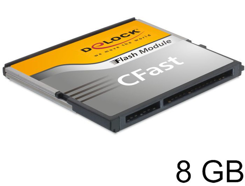 DeLOCK 8GB CFast Flash 8ГБ CompactFlash карта памяти