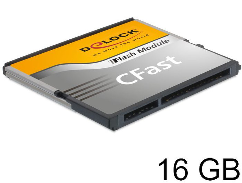 DeLOCK 16GB CFast Flash 16ГБ CompactFlash карта памяти