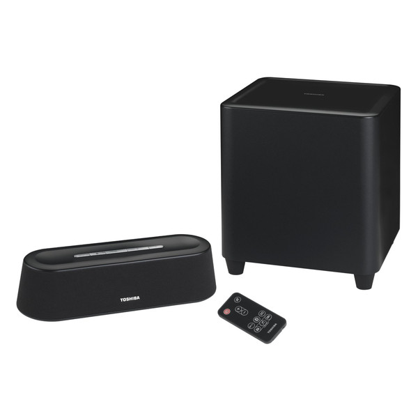 Toshiba SBM1W Wired & Wireless 60W Black soundbar speaker