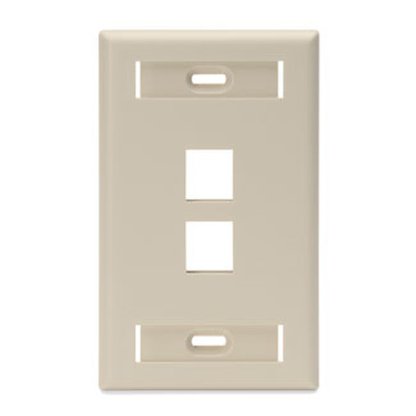 Accu-Tech 42080-2IS Ivory switch plate/outlet cover