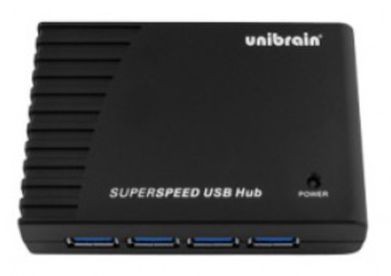 Unibrain 2511 5000Мбит/с Черный хаб-разветвитель