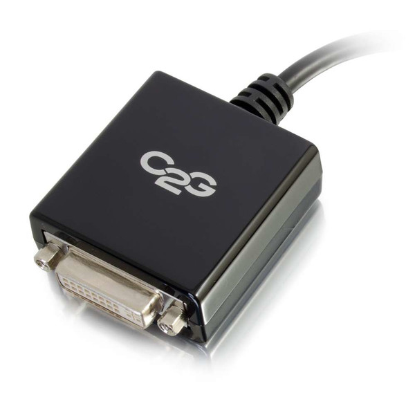 C2G 0.21m Mini DisplayPort to DVD-D 0.21m mini DisplayPort DVI-D Schwarz Videokabel-Adapter