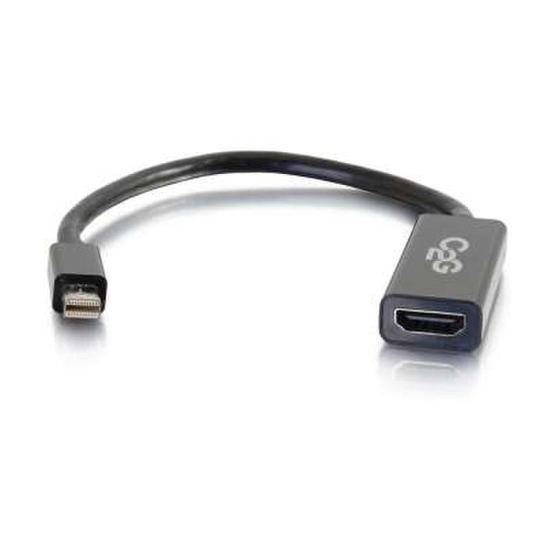 C2G Mini DisplayPort 1.1 Male to HDMI mini DisplayPort HDMI Schwarz Videokabel-Adapter