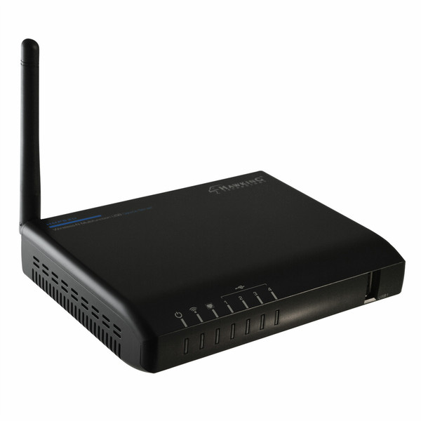 Hawking Technologies HMPS2U Ethernet LAN/Wireless LAN Black print server