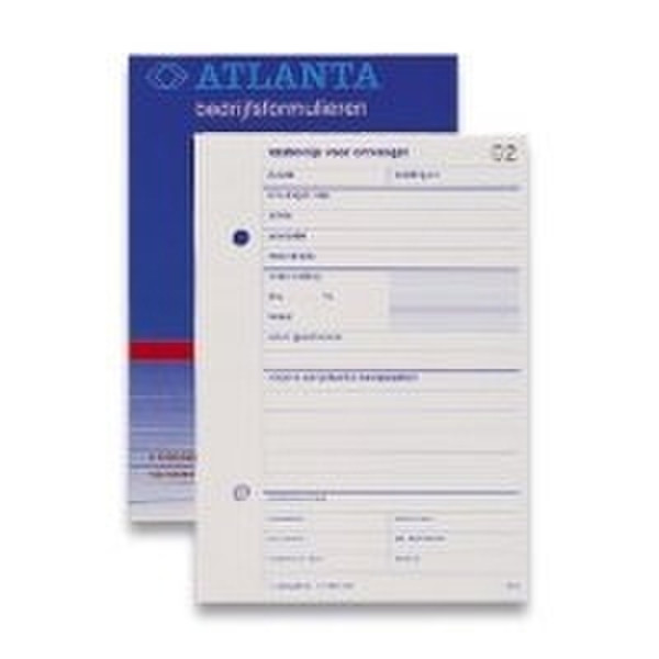 Atlanta Kasbewijs ontvangst/blok 100/pk 5 accounting form/book