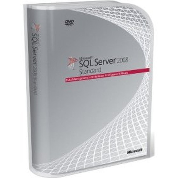 Microsoft SQL Server Standard Edition 2008, 1 Proc, DVD, EN