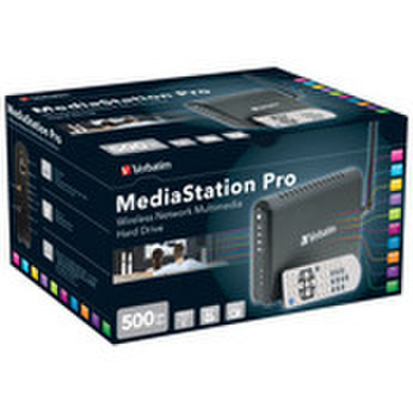 Verbatim MediaStation Pro 500GB Black external hard drive