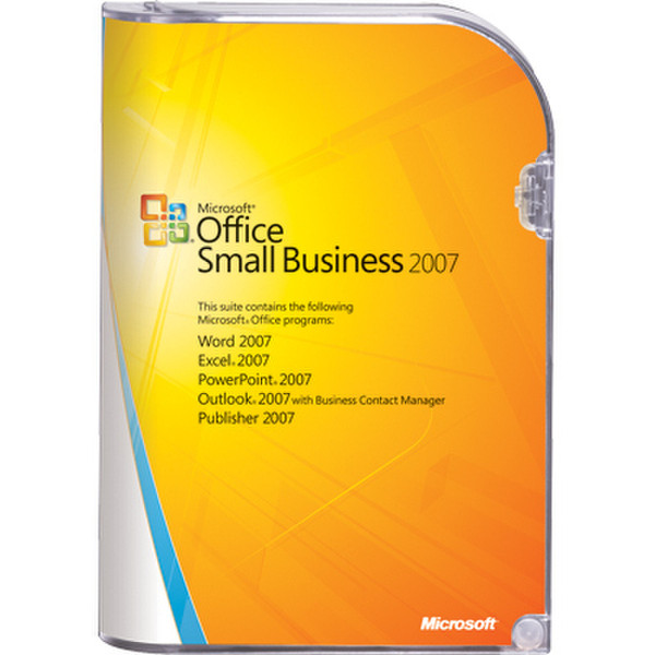 Microsoft Office Small Business 2007, Win32, FR, CD Partner Französisch