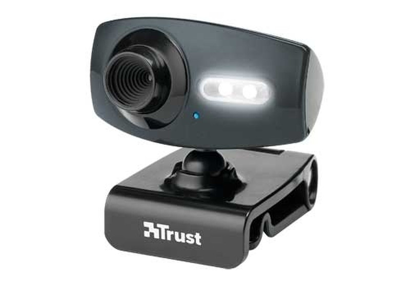 Trust 2 Megapixel Deluxe Autofocus Webcam WB-8600R 2МП 1600 x 1200пикселей USB Черный вебкамера