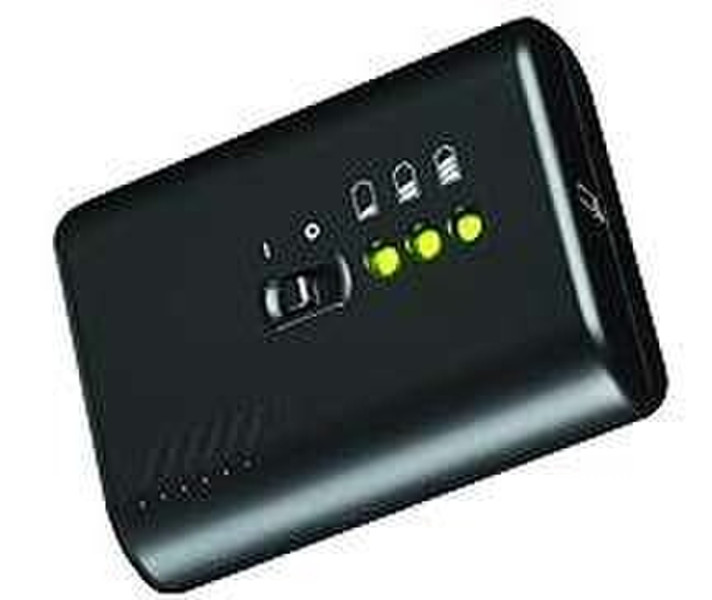 JustMobile Gum PRO Mobile Power Pack 4400 mAh Black mobile device charger