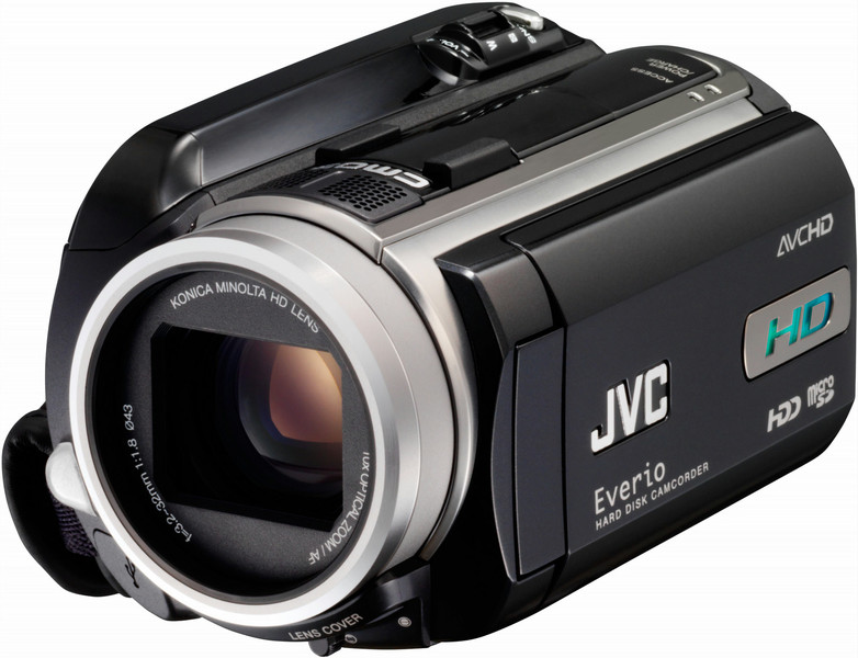 JVC GZ-HD10 1.84MP CMOS Black hand-held camcorder