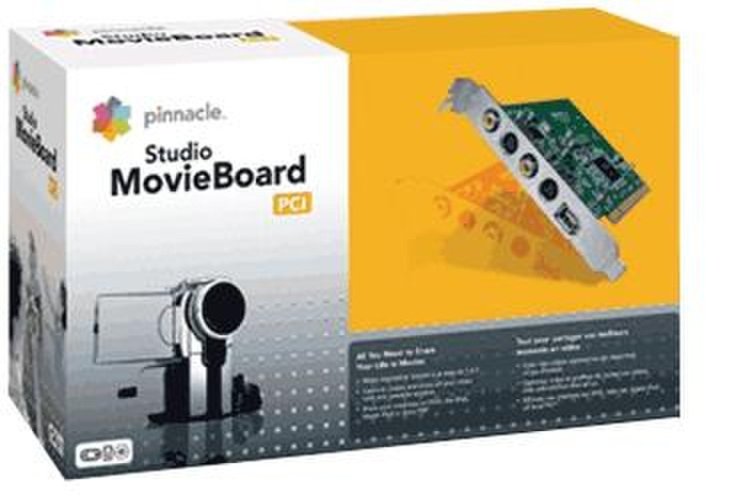 Pinnacle Studio MovieBoard Standard PCI S12/DE Внутренний устройство оцифровки видеоизображения