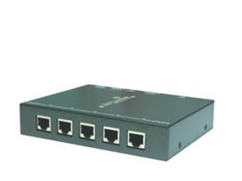 MCL Kit de distribution VGA par RJ45 - recepteur Schwarz Tastatur/Video/Maus (KVM)-Switch