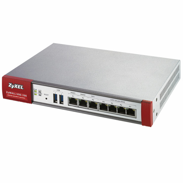 ZyXEL USG 200 150Mbit/s hardware firewall