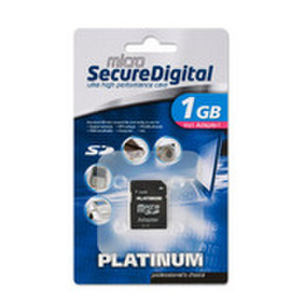 Bestmedia PLATINUM microSD Card (SD-Adapter) 1 GB 1ГБ MicroSD карта памяти
