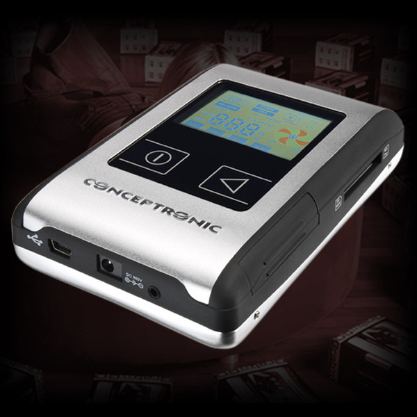 Conceptronic Grab'n'GO PHOTOBOX, LCD, 80GB digital media player