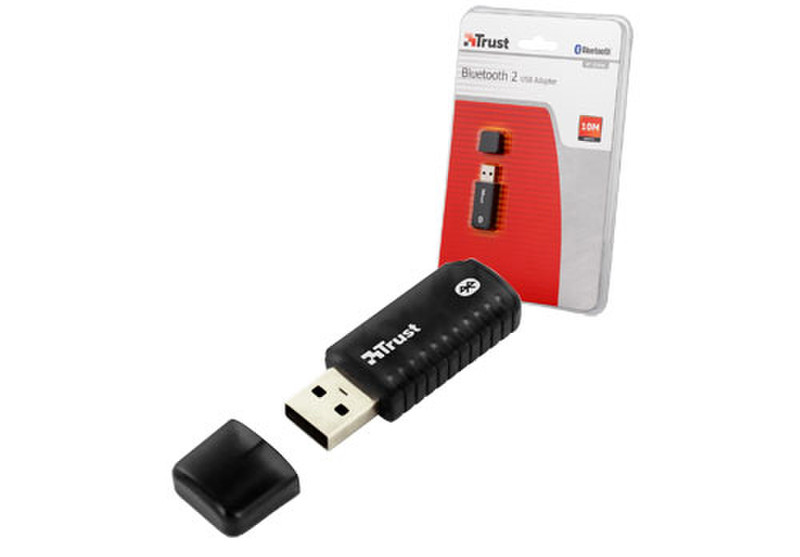 Trust Bluetooth 2 USB Adapter 10m BT-2250p Netzwerkkarte