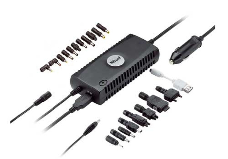 Trust 5-in-1 Notebook Power Adapter Car PW-1400p Schwarz Netzteil & Spannungsumwandler