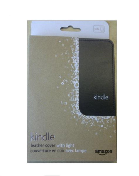Amazon Lighted Leather Cover Folio Black