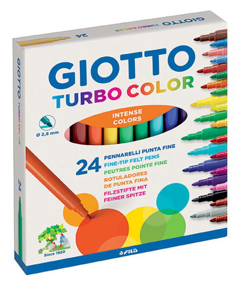 Giotto Turbo Color Мульти 24шт маркер с краской