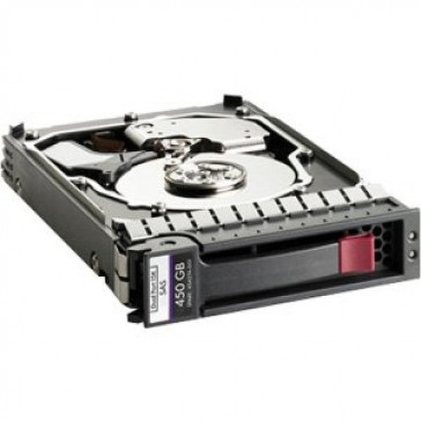 Hewlett Packard Enterprise 450GB, 3G, SAS, 15K, LFF (3.5-inch), Dual Port, Enterprise 450GB SAS internal hard drive