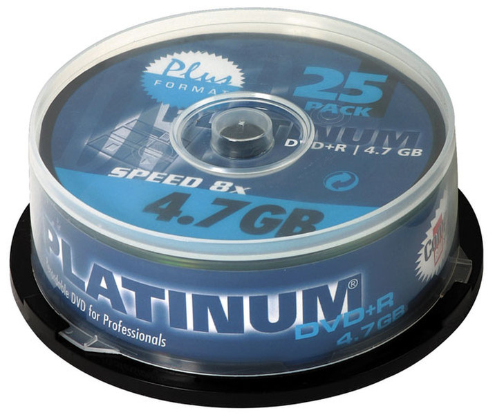 Platinum TARRINA 25 DVD+R 4.7GB 8X 4.7GB DVD+R 25pc(s)