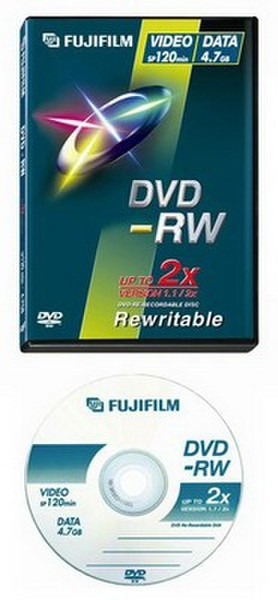 Fujifilm DVD-RW VIDEO BOX X 5 PACK (4.7GB 2X)
