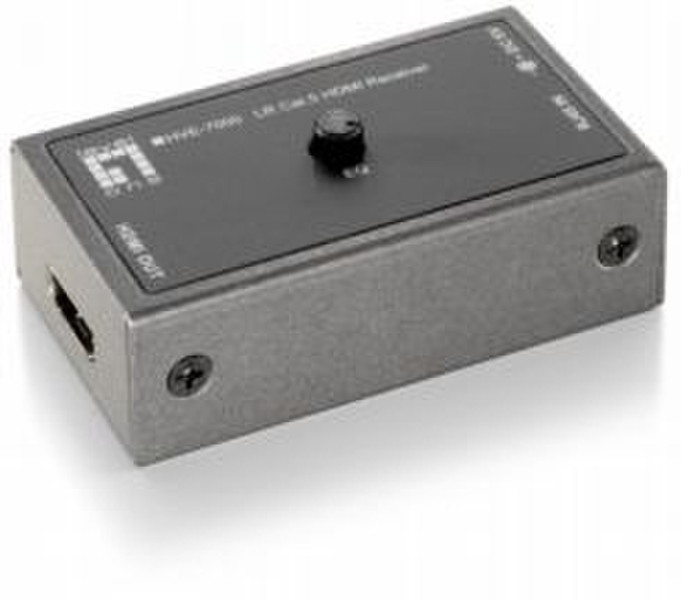 LevelOne Long Range HDMI Receiver Grau Kabelschnittstellen-/adapter
