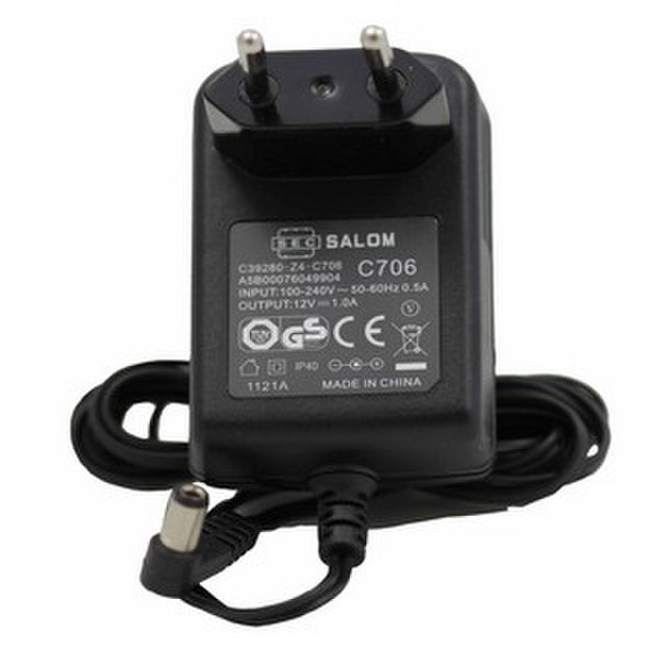 Gigaset C39280-Z4-C706 Indoor 12W Black power adapter/inverter