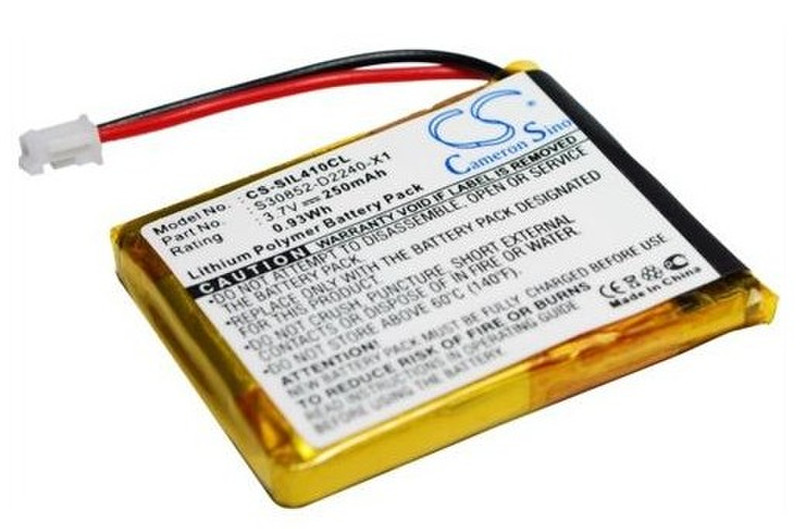 Gigaset CS-SIL410CL Lithium Polymer 250mAh 3.7V rechargeable battery