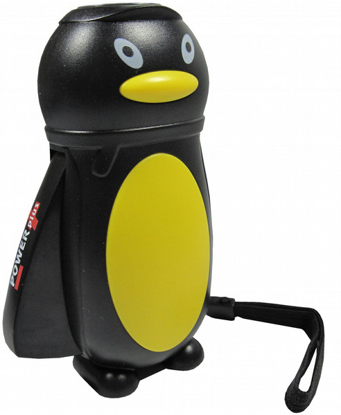 Powerplus Penguin Hand-Blinklicht LED Schwarz, Gelb