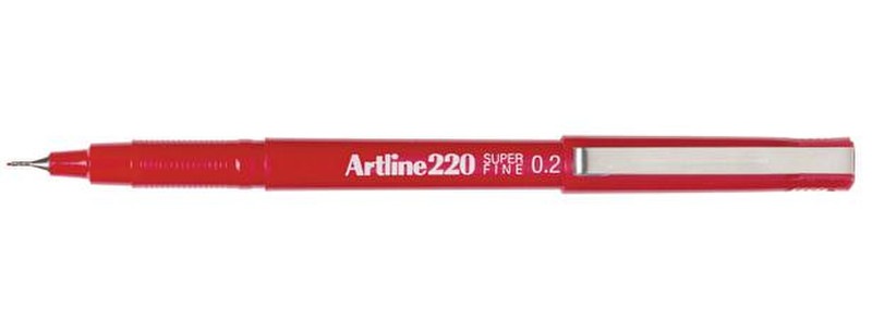 Artline 220 Abgedeckt Rot