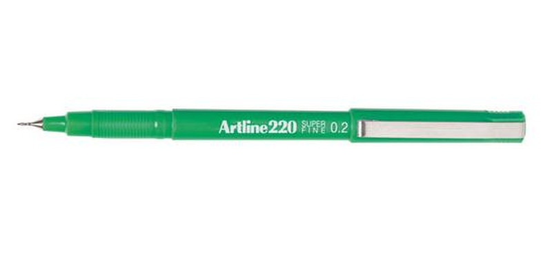 Artline 220 Capped Green