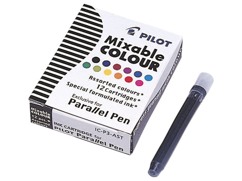 Pilot Set of 12 Cartridges for Parallel Pen 12pc(s) pen refill