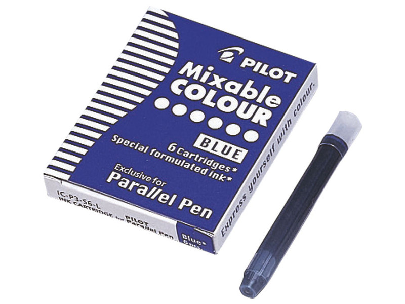 Pilot Set of 6 Cartridges for Parallel Pen 6шт pen refill