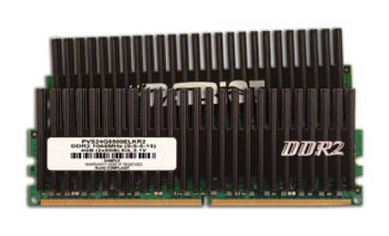 Patriot Memory DDR2 4GB (2 x 2GB) PC2-8500 Enhanced Latency DIMM Kit 4GB DDR2 1066MHz memory module
