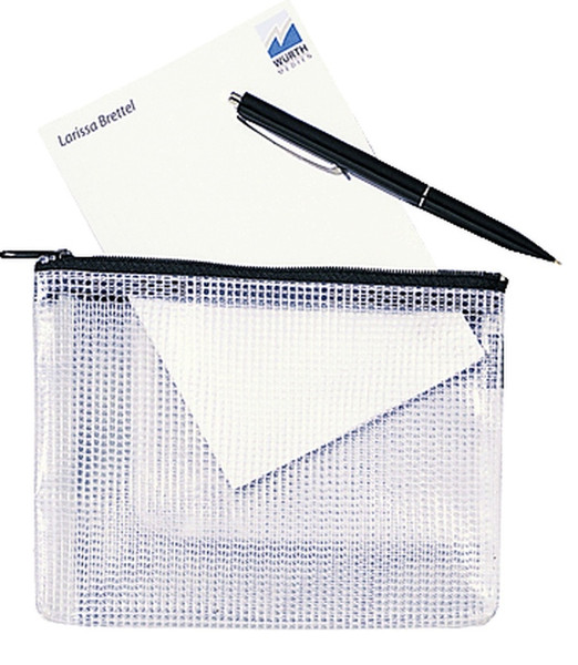 Rexel Mesh Bag With Black Zip A6 filing pocket