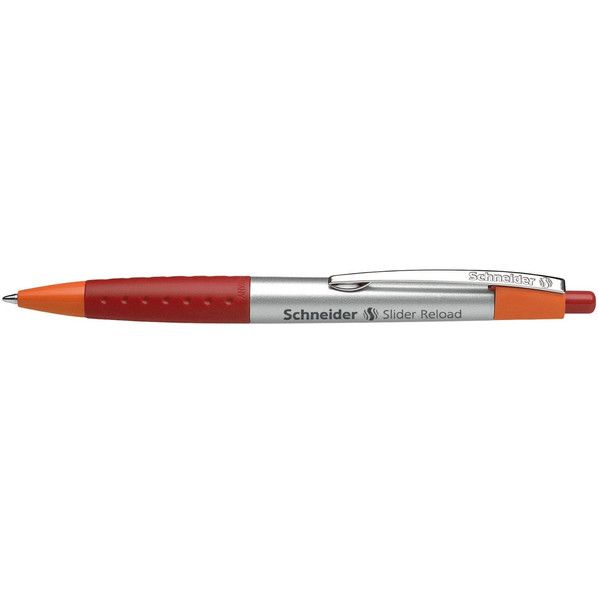 Schneider Slider Reload Clip-on retractable ballpoint pen Medium Red