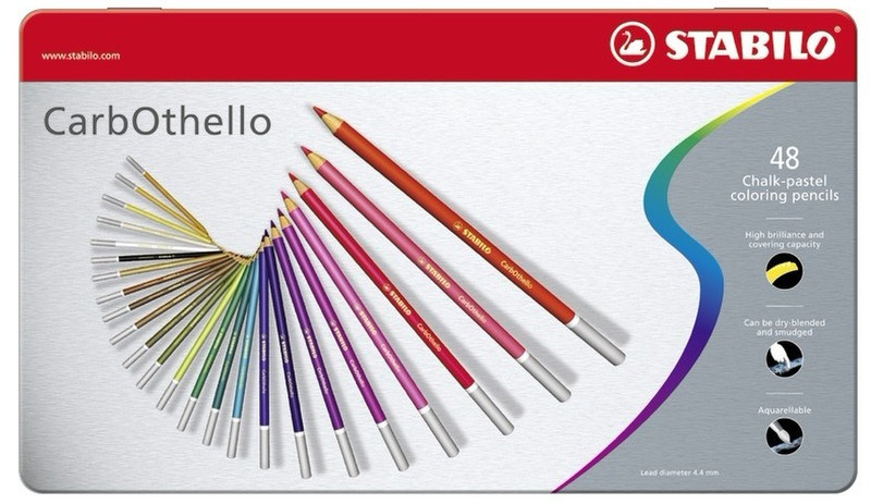 Stabilo CarbOthello Мульти 48шт цветной карандаш