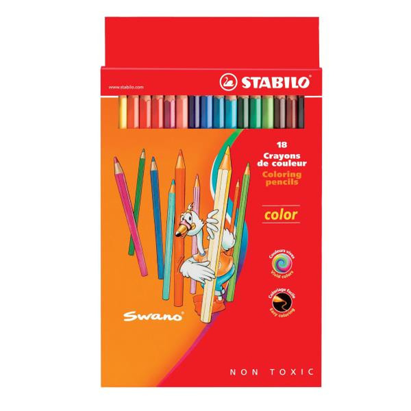 Stabilo Color 18шт цветной карандаш
