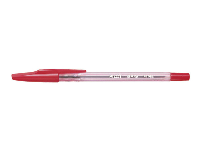 Pilot BP-S Stick ballpoint pen Fine Red 1pc(s)