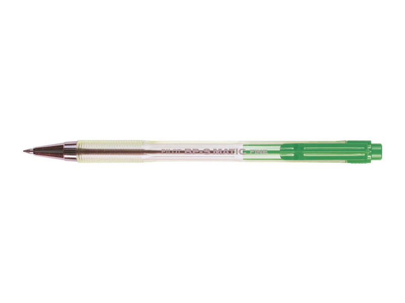 Pilot BP-S Matic Stick ballpoint pen Fine Зеленый 1шт