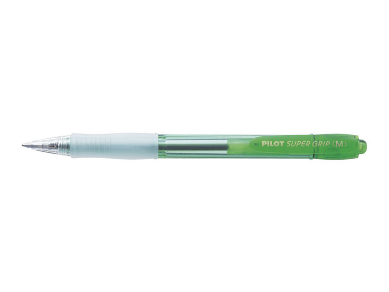 Pilot Super Grip M Neon Clip-on retractable ballpoint pen Средний Синий 1шт