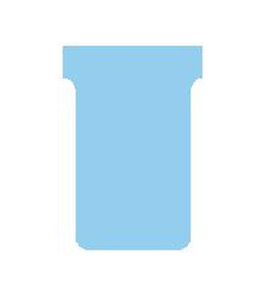 Nobo Bedruckbare T-Karten Größe 2, blau-Packung mit 20 Bögen Druckerpapier