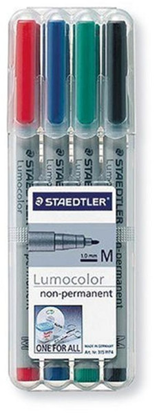 Staedtler 315 WP4 Черный, Синий, Зеленый, Красный 1шт маркер