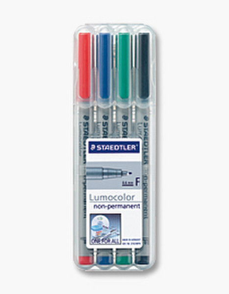 Staedtler 316 WP4 Черный, Синий, Зеленый, Красный 1шт маркер