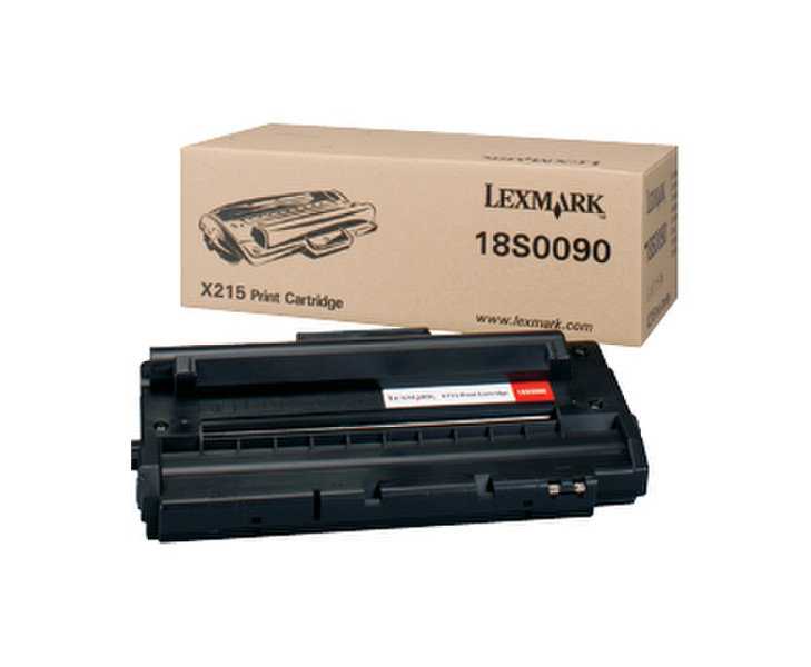 Lexmark 18S0090 Laser cartridge 3200страниц Черный тонер и картридж для лазерного принтера
