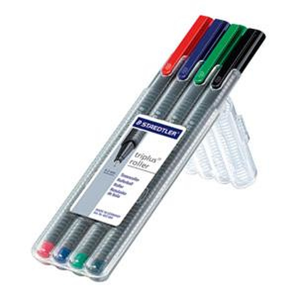 Staedtler 403 SB4 Черный, Синий, Зеленый, Красный 4шт ручка-роллер